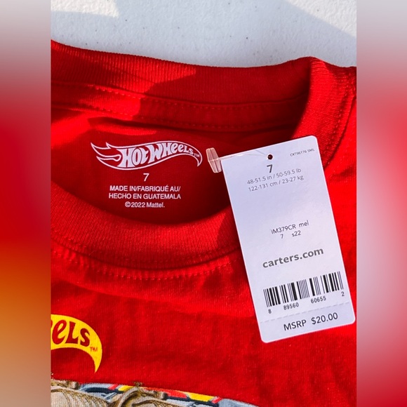 Carters Kid Hot Wheels TM Tee 7 - Picture 3 of 4